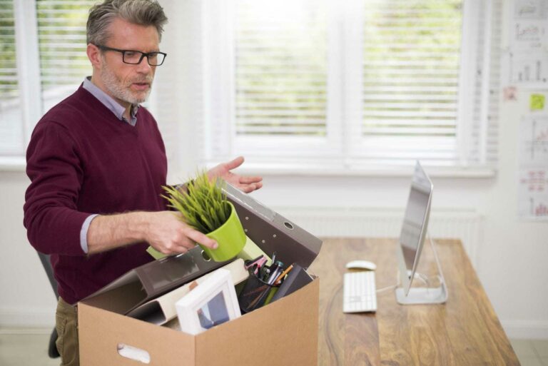 Understanding professional changes 3 Man being fired from his job